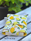 Preview: Buchhülle aus Stoff LEMON