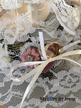 Ringträger Stickrahmen für die Eheringe zur Hochzeit