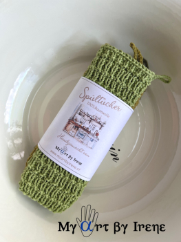 Gestrickte Spültücher "Forrest" aus Baumwolle 3er Packung