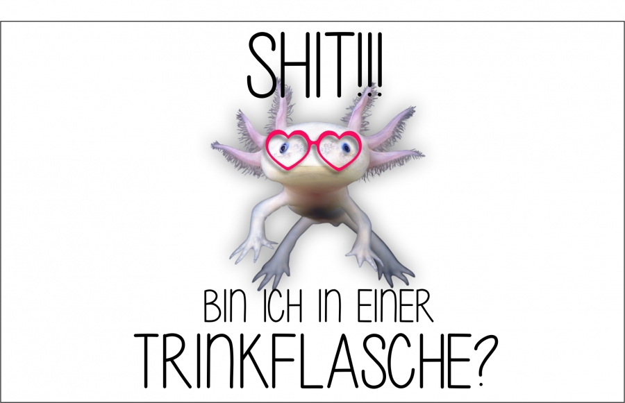 DURSTIG Thermo-Trinkflasche "Axolotl"